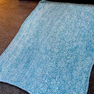 Beautiful handmade sea foam Afghan.